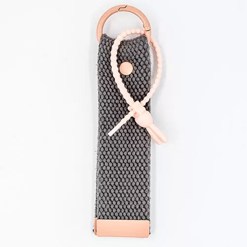 Strap BagCharm gris