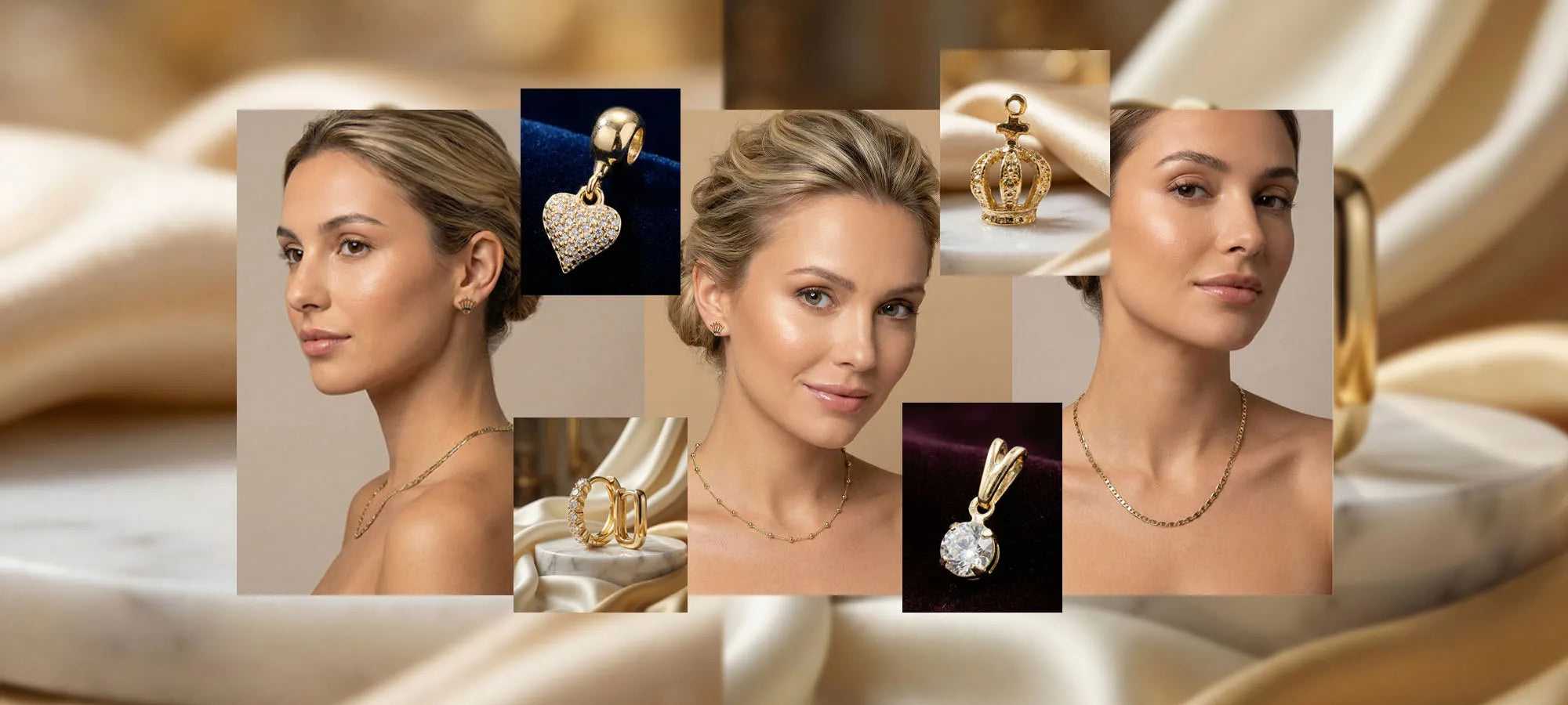 accesorios en oro laminado